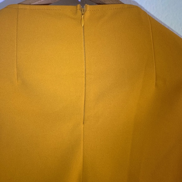 Selfie Leslie Take Note Frill Dress in Mustard - Picture 11 of 13